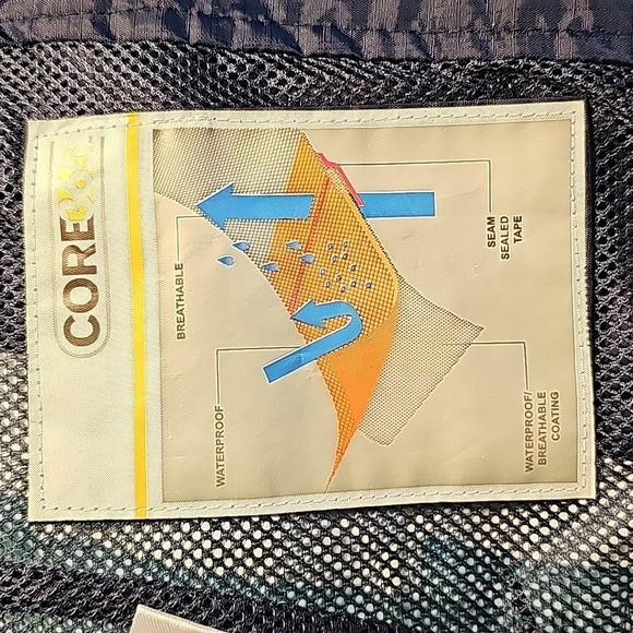 Core 365 ladies S/P navy blue rain wind jacket.‎ Waterproof,  breathable. NWOT - Picture 10 of 17